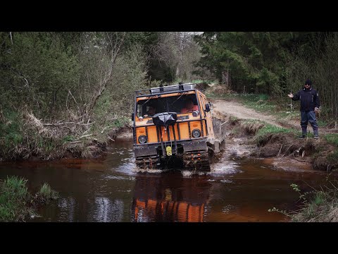 Видео: Вездеход в умелых руках | Едем в жёсткое болото | BV-206
