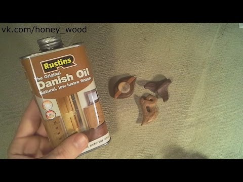 Видео: Пропитка дерева Danish Oil