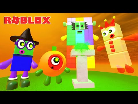 Видео: Не нажимай СТРАШНУЮ кнопку! NUMBERBLOCKS HALLOWEEN | Roblox