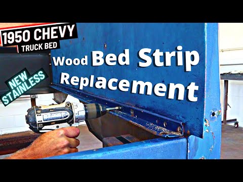 Видео: Снятие и замена деревянной планки кузова грузовика Chevy 1950 года (Эпизод 17)