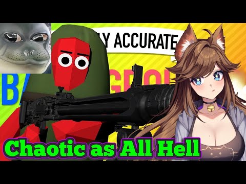 Видео: [Просто стреляй от бедра!] Russian Badger: Totally Accurate Battlegrounds