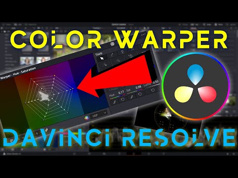 Видео: Цветокор в один клик. Color Warper в Davinci Resolve