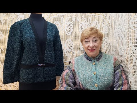 Видео: Жакет "Меланж". Мастер-класс по вязанию крючком от О. С. Литвиной.