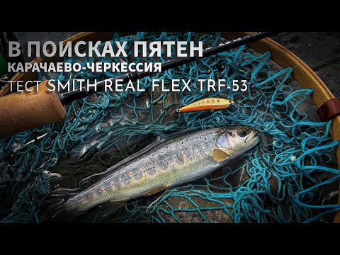 Видео: Рыбалка в Карачаево-Черкессии. Ловля горной форели. Тест SMITH Real Flex TRF-53