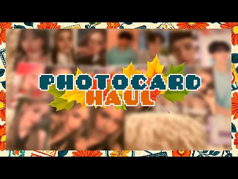 Видео: 🌰🍁 photocard haul 🌰🍁  • распаковка карт за октябрь • billlie, kep1er, nmixx, ive and skz