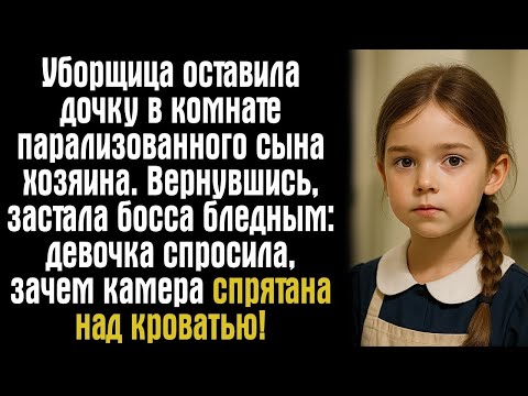 Видео: Уборщица оставила дочку в комнате парализованного сына хозяина. Вернувшись, застала босса бледным...