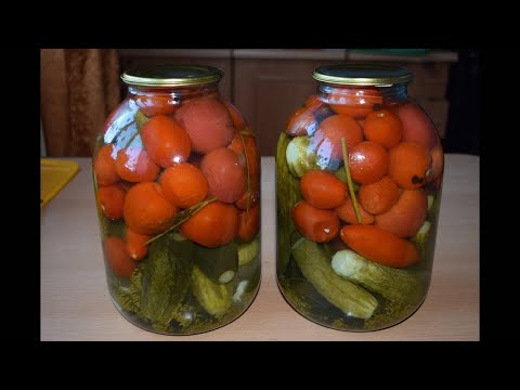 Видео: Очень вкусное ассорти огурец и помидор