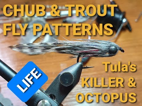 Видео: Chub & Trout fly patterns.Тульский киллер и тульский кальмарчик. Simple flytying. Life