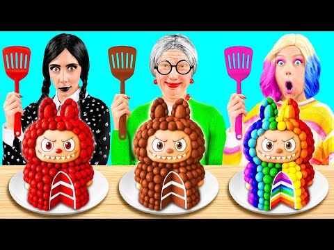 Видео: Кулинарный Челлендж: Уэнсдей Против Бабушки | Простые Кулинарные Рецепты от Fun Teen