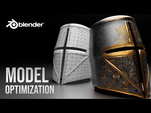 Видео: Оптимизация модели в Blender / Model optimization in Blender