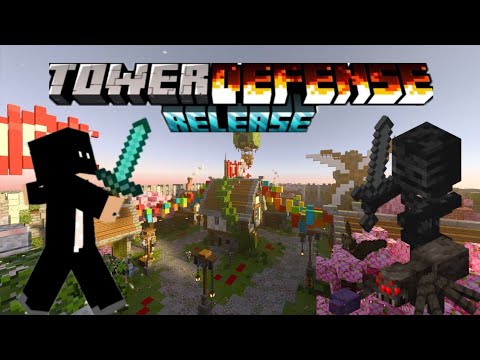 Видео: Смогу ли я выжить 18 волн в Tower Defense? 🏹 Minecraft PE