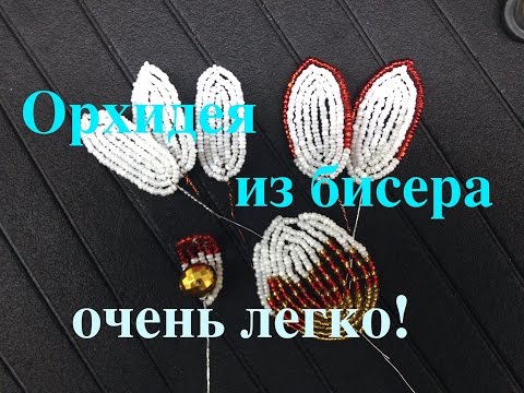 Видео: ОРХИДЕЯ ИЗ БИСЕРА. Часть 2/5. Orchid out of beads. Very easy, DIY. БИСЕРОПЛЕТЕНИЕ ДЛЯ НАЧИНАЮЩИХ
