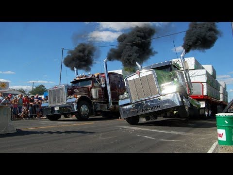 Видео: Драг рейсинг на грузовиках  Trucks Drag Racing