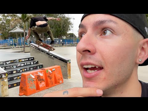 Видео: Катание на коньках в Лос-Анджелесе с друзьями!