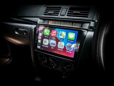 Видео: Пошаговое руководство по установке головного устройства Android Carplay для Mazda 3 2004–2009