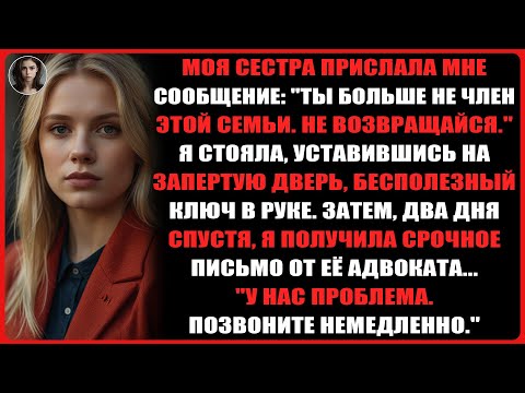 Видео: Моя сестра заперла меня снаружи и сказала, что у меня больше нет дома. Потом...