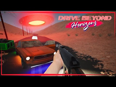 Видео: Drive Beyond Horizons Demo | Собираем Мустанг, 50км и с Калашом против НЛО(снова нас похитили).