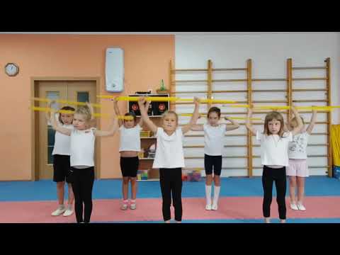 Видео: Комплекс общеразвивающих упражнений с гимнастической палкой для детей 5-7 лет.