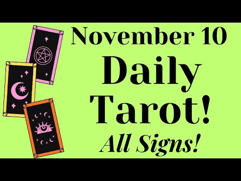 Видео: 10 ноября Таро, 💸🤑💲Новая информация, Стабильность $$$ Все знаки.......