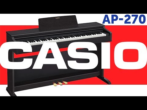 Видео: Цифровые фортепиано CASIO CELVIANO AP-270. Обзор.