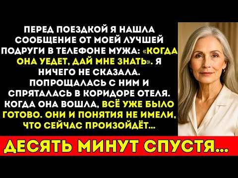 Видео: «Когда она уйдёт, сообщи мне», — написала моя подруга моему мужу. Я спряталась…