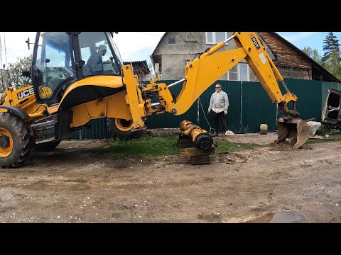 Видео: Ремонт тормозной системы JCB 3CX 2007г. Замена тормозных цилиндров,фрикционов,уплотнения в суппорте