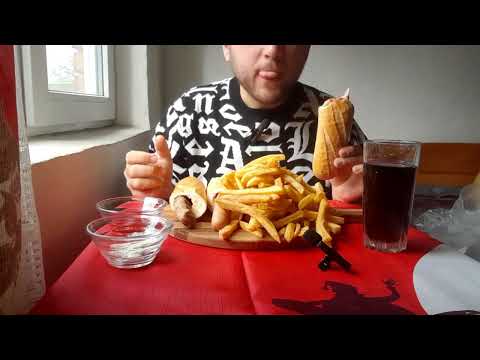 Видео: АСМР на Български | Хотдог с Кебапче и Хотдог с Кренвирш + Пържени Картофи ASMR