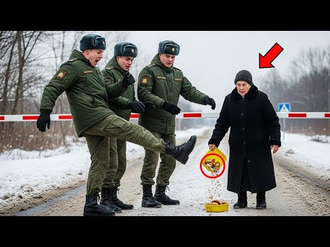 Видео: Наглый солдат пнул её борщ. ОН НЕ ЗНАЛ, что это была тётя-ГЕНЕРАЛ... Жестокая месть 🔥