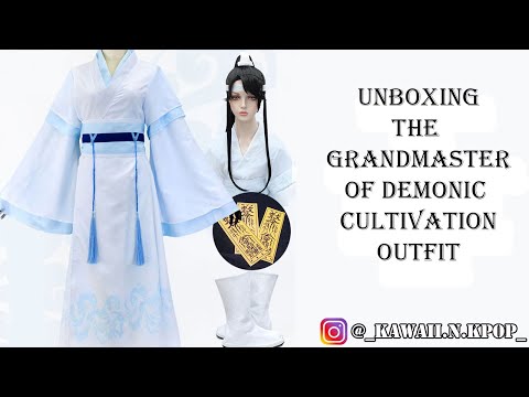 Видео: Распаковка костюма для косплея по мотивам новеллы "Магистр Дьявольского Культа"