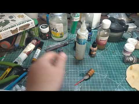 Видео: делаем ржавую бочку в масштабе 1/35
