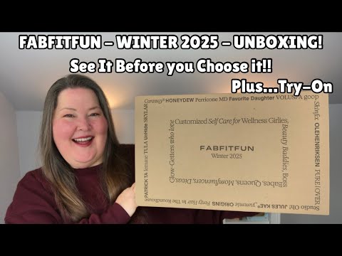 Видео: Распаковка Fabfitfun: зима 2025 — посмотрите, прежде чем выбрать! Примерьте!
