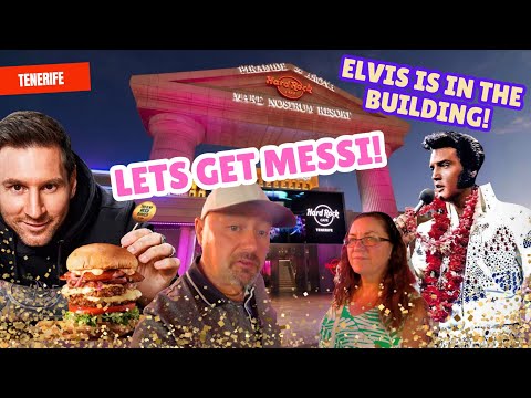 Видео: Hard Rock Cafe Tenerife - У МЕССИ ЕСТЬ БУРГЕР! А ЭЛВИС ПРЕСЛИ НЕ УМЕР!!!