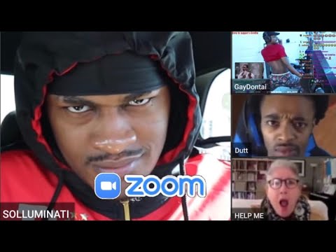 Видео: Троллинг через Zoom, но известные ютуберы присоединяются. Часть 2 😂😳 (Adin Ross, Imdontai, Flight...