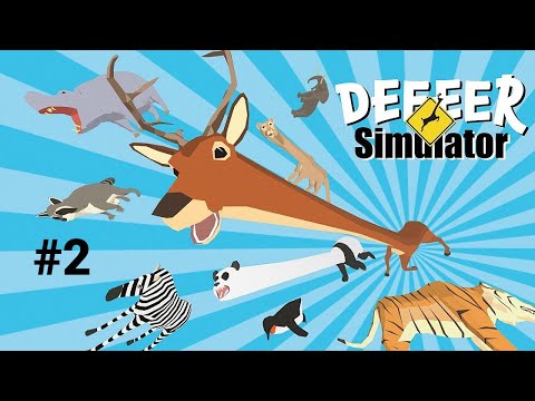 Видео: Симулятор оленя - прохождение / DEEEER Simulator / отрывок из стрима (2я часть)