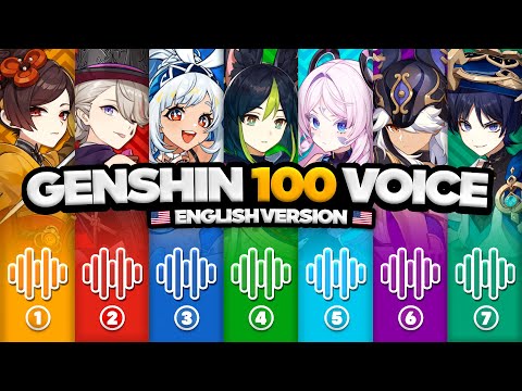 Видео: GENSHIN 100 VOICE QUIZ 🔊🔥 [АНГЛИЙСКАЯ ВЕРСИЯ]🔥 | GENSHIN IMPACT QUIZ
