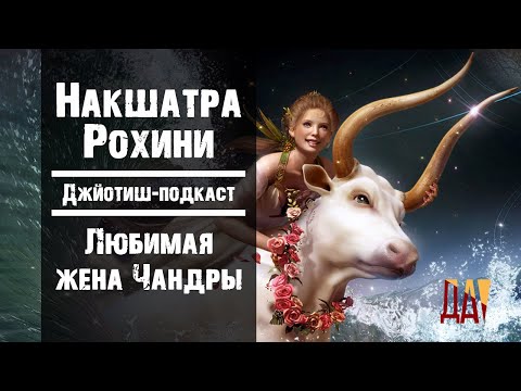 Видео: Джйотиш-подкаст. Накшатра Рохини. Любимая жена Чандры