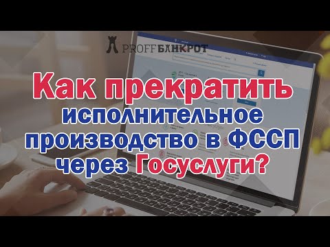 Видео: Как прекратить исполнительное производство в ФССП через Госуслуги?