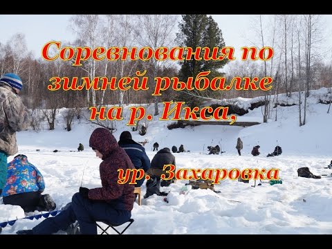 Видео: Соревнования по зимней рыбалке на р. Икса, ур.  Захаровка