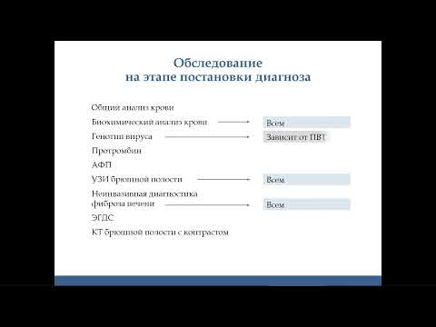 Видео: Современные подходы к диагностике и лечению хронического гепатита С: клинические рекомендации МЗ РФ