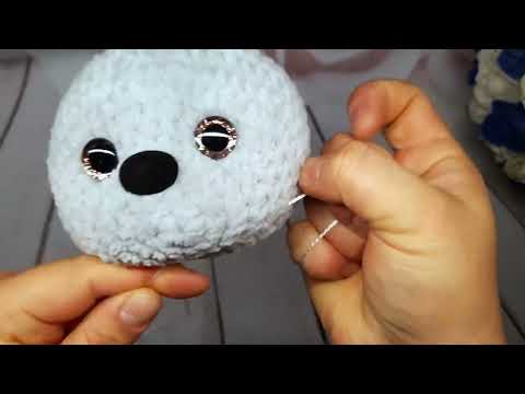 Видео: Утяжка мордочки для Мишка-пижамницы🧸❤️