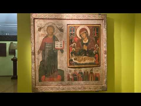 Видео: Икона «Богоматерь Не рыдай Мене, Мати, со Спасом Смоленским и избранными святыми»