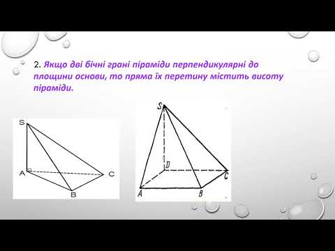 Видео: Різні випадки розміщення висот у пірамідах