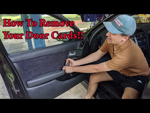 Видео: Как извлечь дверную карту VE Holden Commodore!!