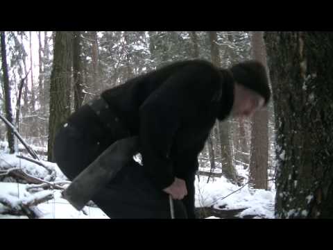 Видео: НОЧЁВКА ЗИМОЙ в ЛЕСУ - УКРЫТИЕ на ДЕРЕВЕ