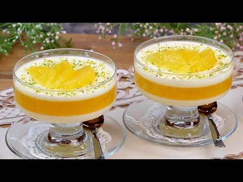 Видео: Освежающий сливочно-апельсиновый десерт! Вкуснее всего из натурального сока!