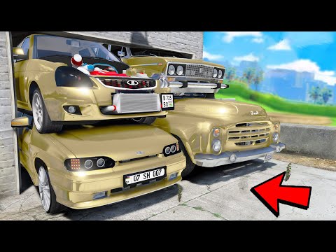 Видео: ЗАТРОЛЛИЛ DONNY! СПРЯТАЛ ЗОЛОТЫЕ ЧИТ ТАЧКИ ЛАДА В ГТА 5! БИТВА АВТОУГОНЩИКОВ В GTA 5 ONLINE!