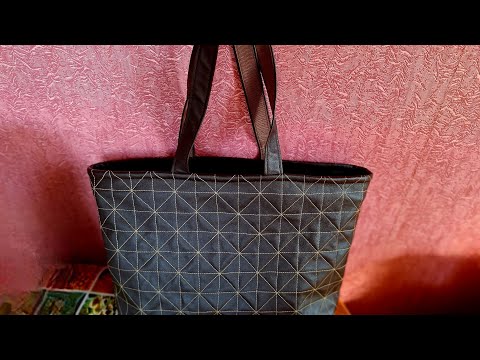 Видео: Придумала, как легко сшить сумку из кожзама на молнии Делюсь секретами Справится бытовая машинка