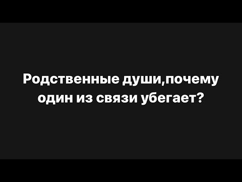 Видео: Родственные души,почему один из связи часто убегает⁉️