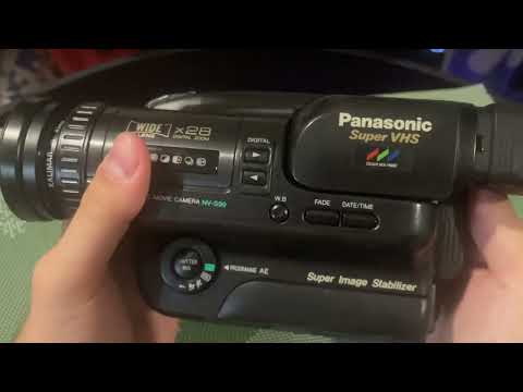 Видео: Обзор VHS камеры Panasonic NV-S99