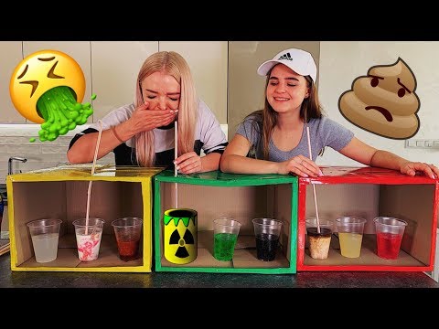Видео: ВЫБЕРИ ПРАВИЛЬНУЮ ТРУБОЧКУ, ЧТОБЫ ВЫЖИТЬ 😱 ЧЕЛЛЕНДЖ С СЕСТРОЙ